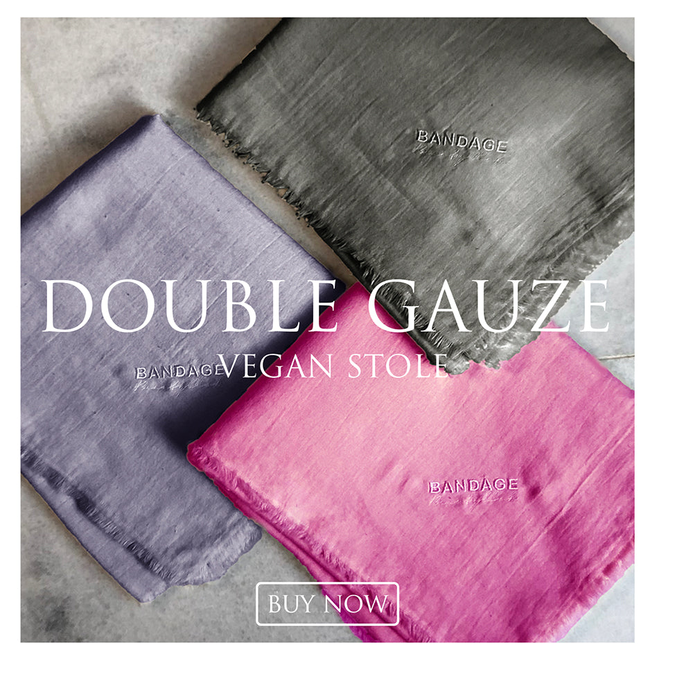 VEGAN STOLE double gauze（ヴィーガンストールダブルガーゼ）　organic cotton　100％