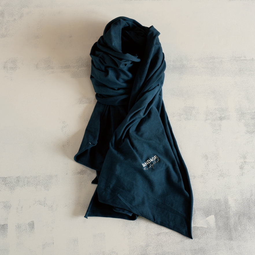 ヴィーガンストール（ネイビーブルー）＊男女兼用