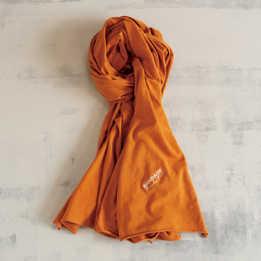 ヴィーガンストール（アプリコットオレンジ）＊男女兼用