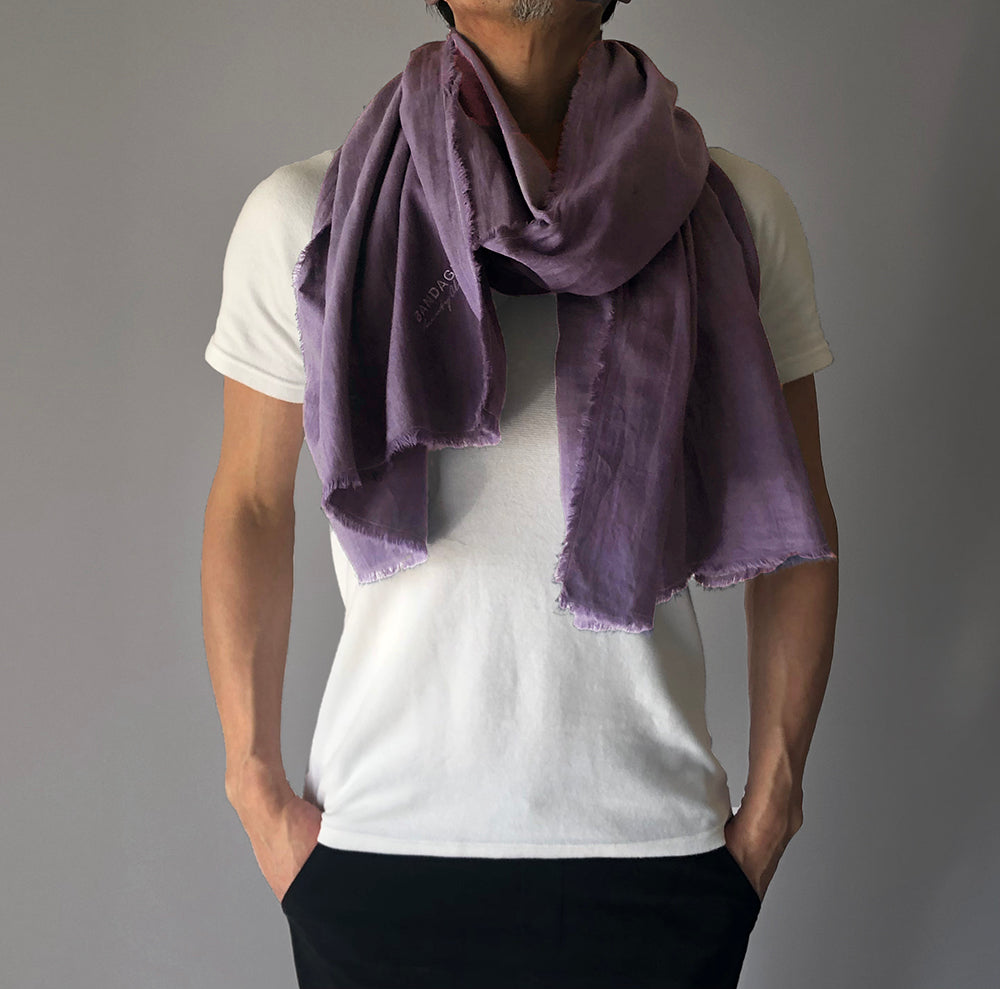 double gauze（グレイッシュパープル）